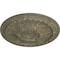 Ekena Millwork Oslo Ceiling Medallion (Fits Canopies up to 7 5/8"), 38 3/8"OD x 2 7/8"P, Witch Hazel Crackle CM38OSWHC - alternate 2